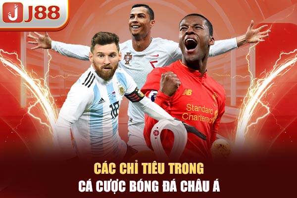 Các chỉ tiêu trong cá cược bóng đá châu Á