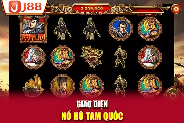 Giao diện nổ hũ Tam Quốc